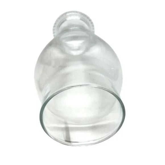 Lamplight Farms Clear Glass Oil/Kerosene Lamp 14" Horse & Buggy Design Hexagon B - Picture 9 of 9